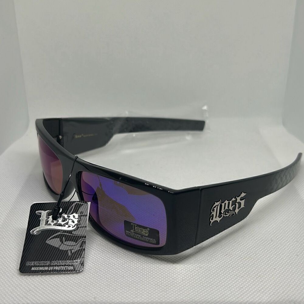 Locs Mens Mirrored Hardcore Sunglasses